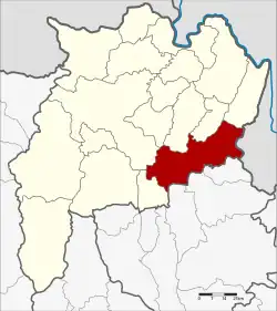 District location in Chiang Rai province