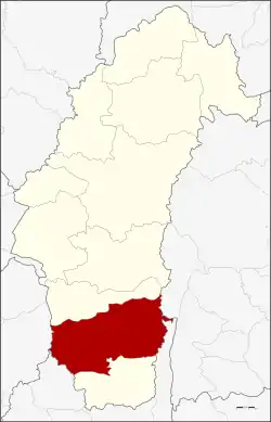 District location in Phetchabun province