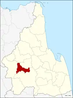 District location in Nakhon Si Thammarat province