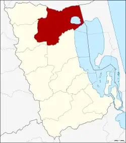 District location in Phatthalung province