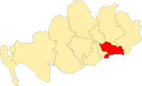 Location of the ward