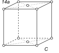 Black-white (antisymmetric) 3D Bravais Lattice number 14a (Orthorhombic system)