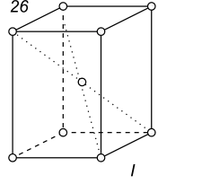 Black-white (antisymmetric) 3D Bravais Lattice number 26 (Tetragonal system)