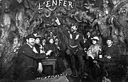 Antonin performing as  Méphisto at Cabaret de l'Enfer