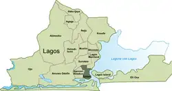 Location of Apapa