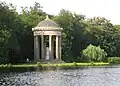 The Apollo Temple in the Nymphenburg Castle Park, Munich, Germany