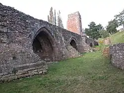 ruined stone bridge