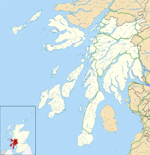 Salen is located in Argyll and Bute