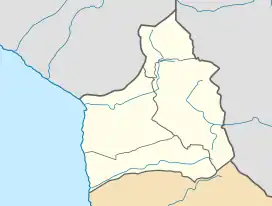 Map of Arica y Parinacota Region