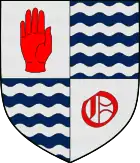 Arms of O'Neill Hall at the University of Notre Dame