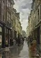 Spuistraat The Hague (oil painting)  (Collection Haags Historisch Museum)