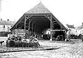 The covered market at the beginning of the 20th century.