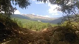 In the fields of Arvati looking out toward Mt Pelister