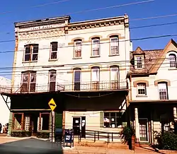 The Wells Block (including the Post Office) in Ashley