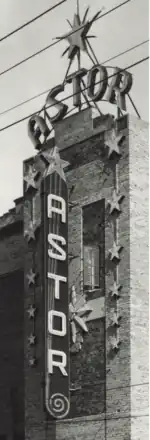 The Astor Theatre front facade