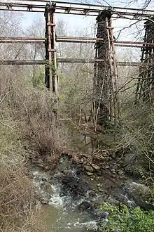 A train trestle