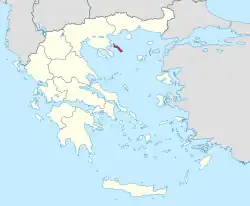 Location of Athos