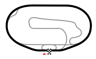 Layout of Atlanta Motor Speedway