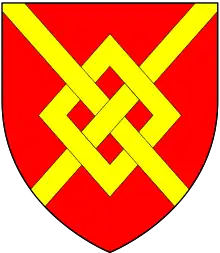 Arms of Audley Family, who held the Redcastle