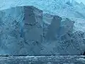 Antarctic Peninsula glacier's terminus