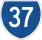 State Route 37 marker