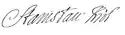 Stanisław I's signature