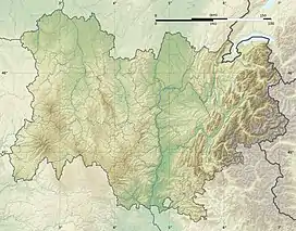 Chavanon is located in Auvergne-Rhône-Alpes