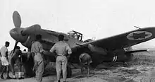 Czech Avia S-199 of Israeli 101 Squadron at Ekron Airfield in 1948