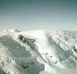 Aerial view of the Axel Heiberg Glacier in 1956–57