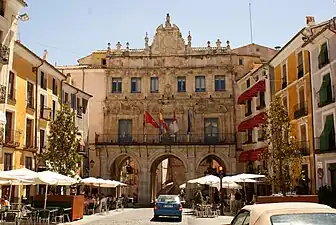 Casa consistorial de Cuenca, in Cuenca, Castile-La Mancha, built between 1760 and 1788 by Lorenzo de Santa María and Mateo López