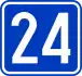 Expressway 24 shield}}