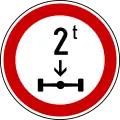 Maximum Weight per Axle