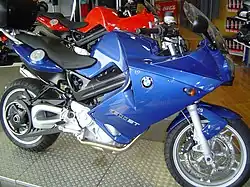 Blue BMW F800ST