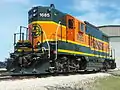 Former BNSF 1685 high hood GP9 sitting in the Prairie Dog Central Yard. This was the last GP9 on the BNSF roster.