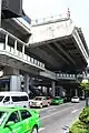 The station as seen from the busy streets of Bangkok