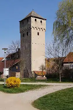 Witch tower in Babenhausen (Hesse)