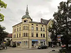 View to a street: die Bahnhofstrasse