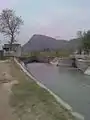 Irrigation canal Pehur siphoning beneath Badrai at Kaddi locally called sepun.