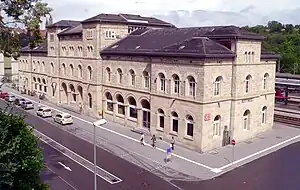 Rottweil station, currently on a single-track section, is to be the start of a double-track section to Spaichingen