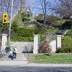 View of Baldwin Steps