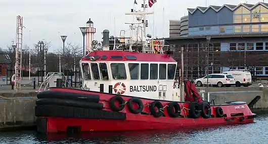 Danish Baltsund in Ystad harbour 2019