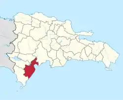 Location of the Barahona Province