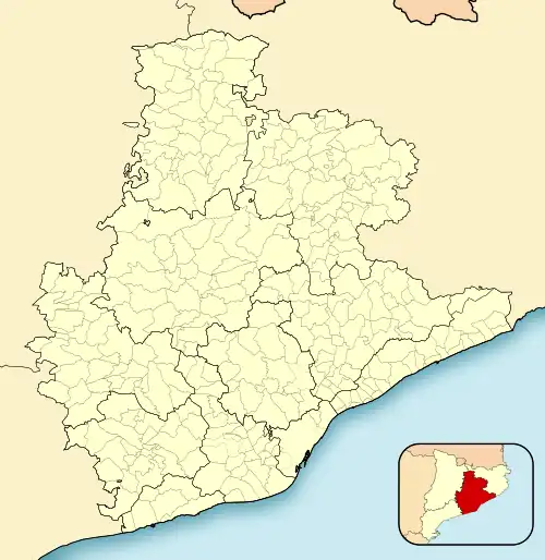 Garraf Massif is located in Province of Barcelona