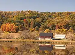 A farm in Wacouta Township