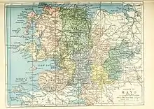 Map of the baronies in County Mayo