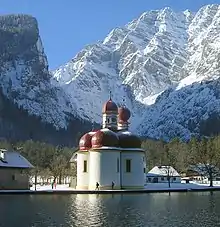 St. Bartholomä Church at Lake Königssee