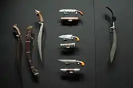 Moro blades made from Basilan "basih" (iron)