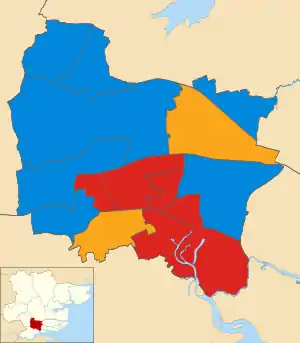 1991 results map