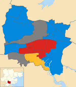 2003 results map