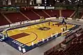 Interior of GFL Memorial Gardens, setting up for Basketball.